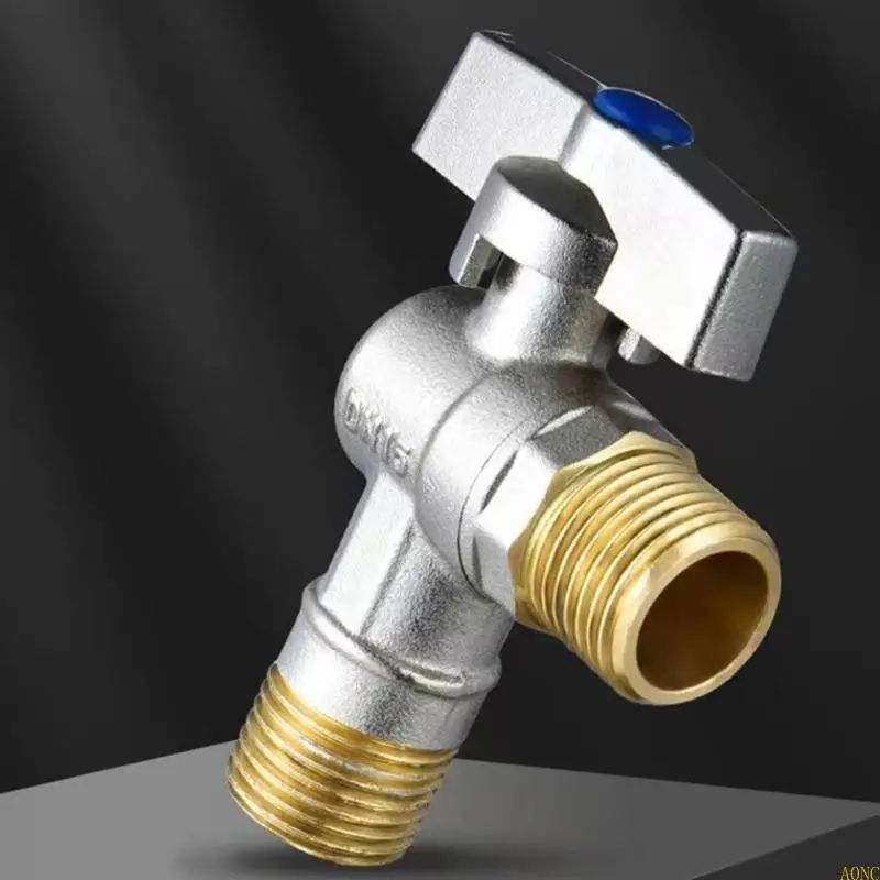 

A0NC Stop Valves Down On Switch G1/2 Water Stop Valves with Handle Hot/cold Water