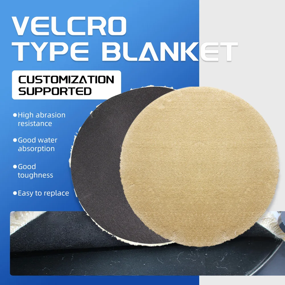 2026 Phone Screen Scratch Removal Polishing Machine Equipment Replacement Thick Carpnet Blanket Pad Velcro