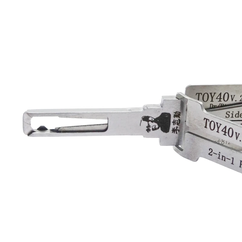 Lishi TOY40 V.2 2 in 1 Locksmith Tool Lock Pick & Decoder Vertical Milling for Toyota Models