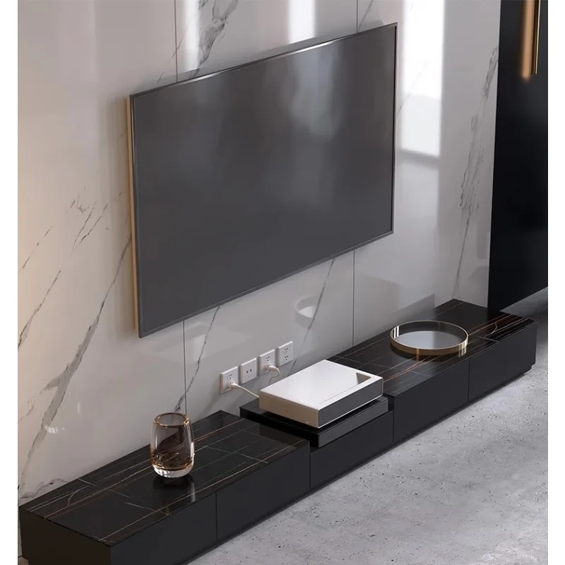 Laser TV Cabinet Electric Telescopic Cabinet Simple Peak Rice Special