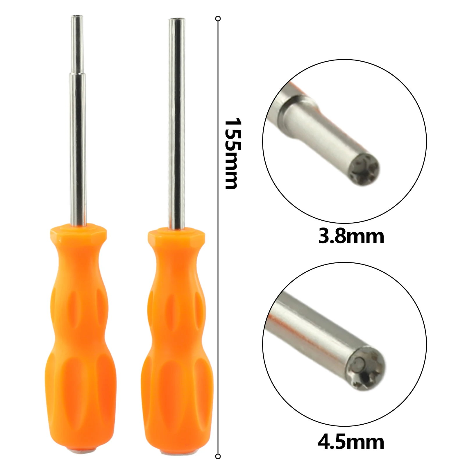 

1/2pcs 3.8mm 4.5mm Security Screwdriver Repair Tool Gamebit For NES SNES N64 Security Gamebit Screw Driver Repair Tool