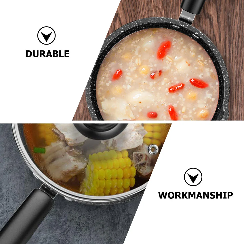 

Maifan Stone Stockpot Молочный горшок Легкая гладкая поверхность Многофункциональная кастрюля для детского питания Суп Лапша