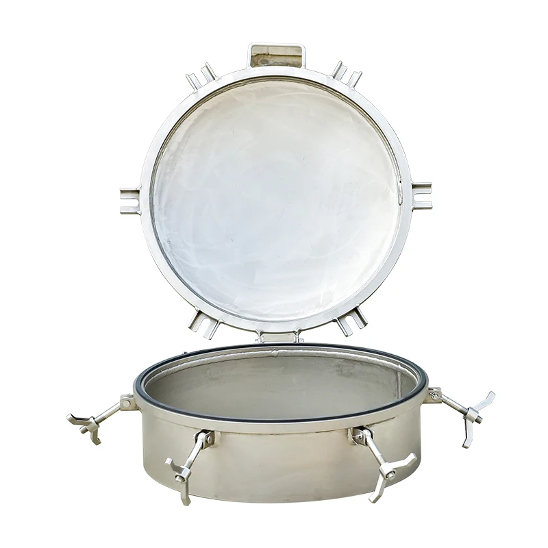 

Крышка люка круглая из стали 304/316L для автоцистерн, заводская цена