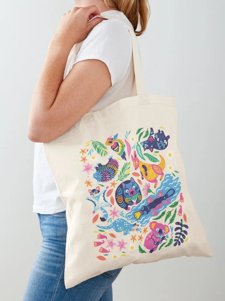 

Decorative Australian animals Tote Bag shopper bag women personalized tote bag canvas tote Cloth bags