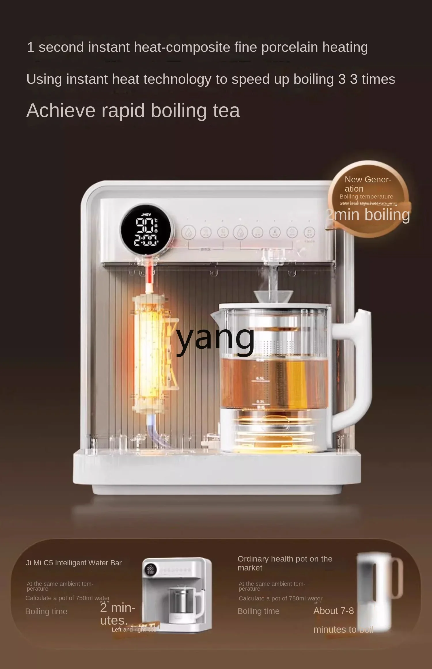 CX Waterdispenser Desktop Direct Drink Tea Machine Huishoudelijk Geïntegreerd