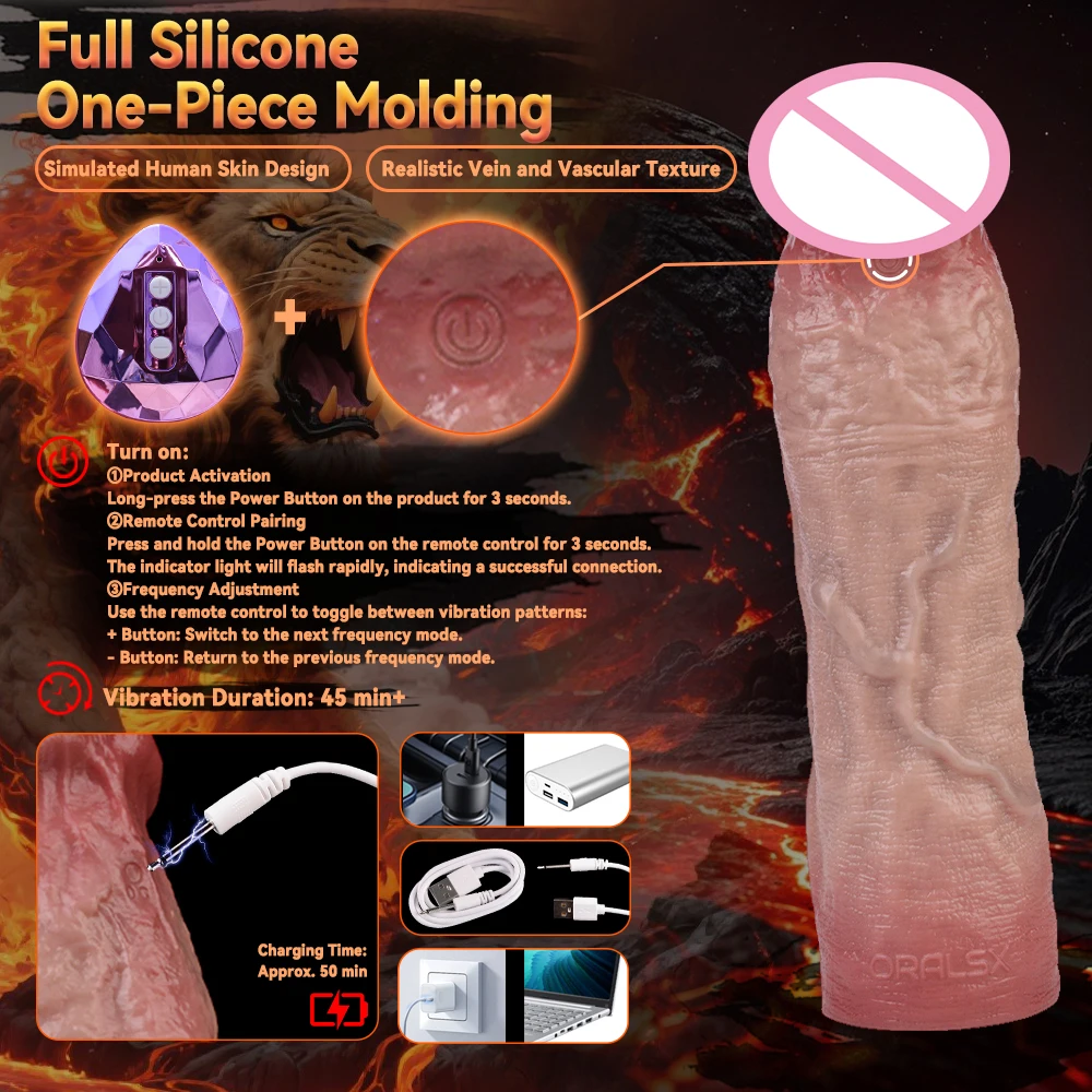 ORALSX حشفة سيليكون تهتز القضيب كم غطاء الديك الذكور ديك المكبر المهبل الشرج تدليك دسار الجنس لعب للنساء الرجال #5