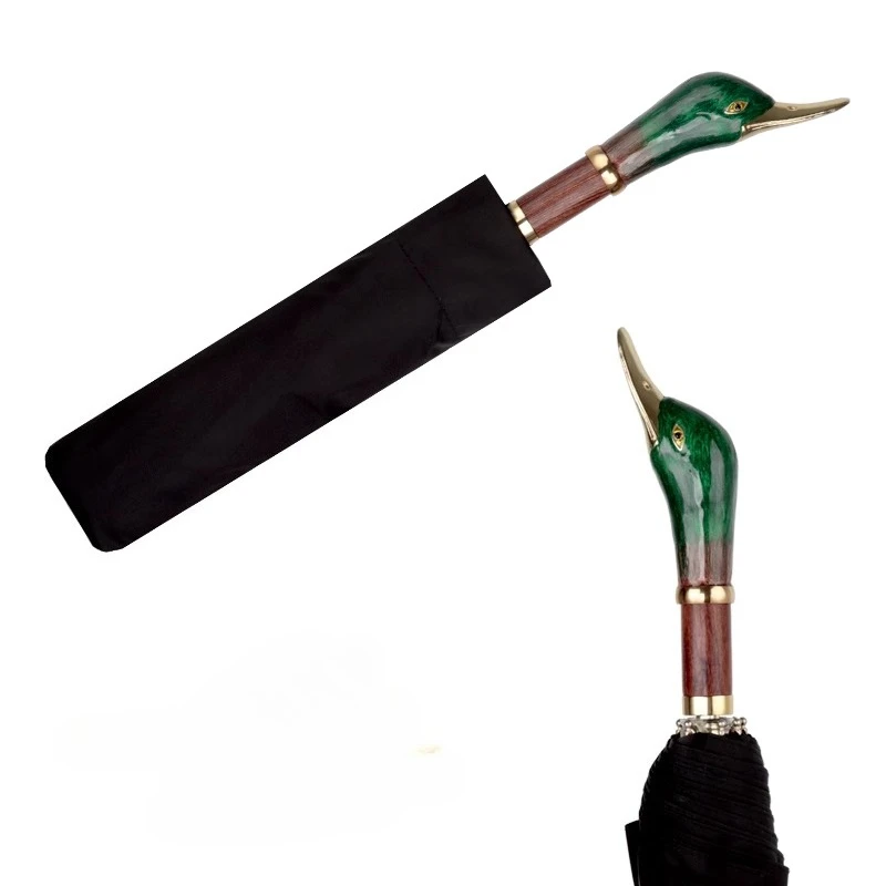 

Umbrella folding animal head high-end creative men and women