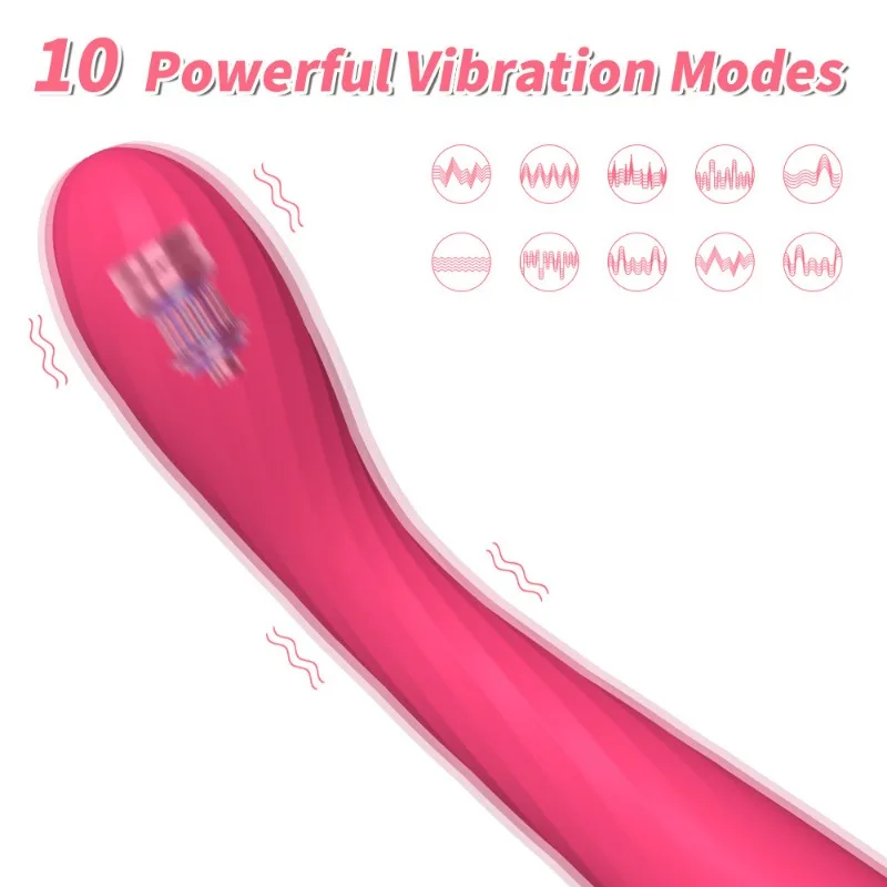 Pemula kuat g-spot vibrator untuk wanita puting klitoris Stimulator Dildo Vagina pemijat mainan seks untuk wanita orgasme dewasa