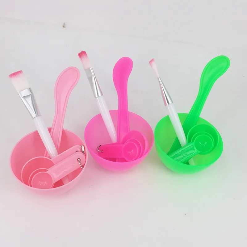 10PCS New DIY Beauty Facial Mask Bowl Four Piece Beauty Makeup Tool Facial Mask Brush Silicone Multi Color Set  Cosmetic Tools