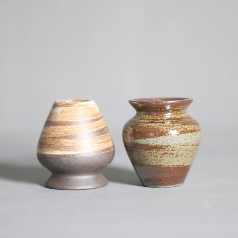 اليابانية الخشنة الفخار ماتشا الشاي Chasen حامل حامل وعاء الخيزران خفقت طاحونة أدوات الشاي حامل الشاي اكسسوارات الشاي #3