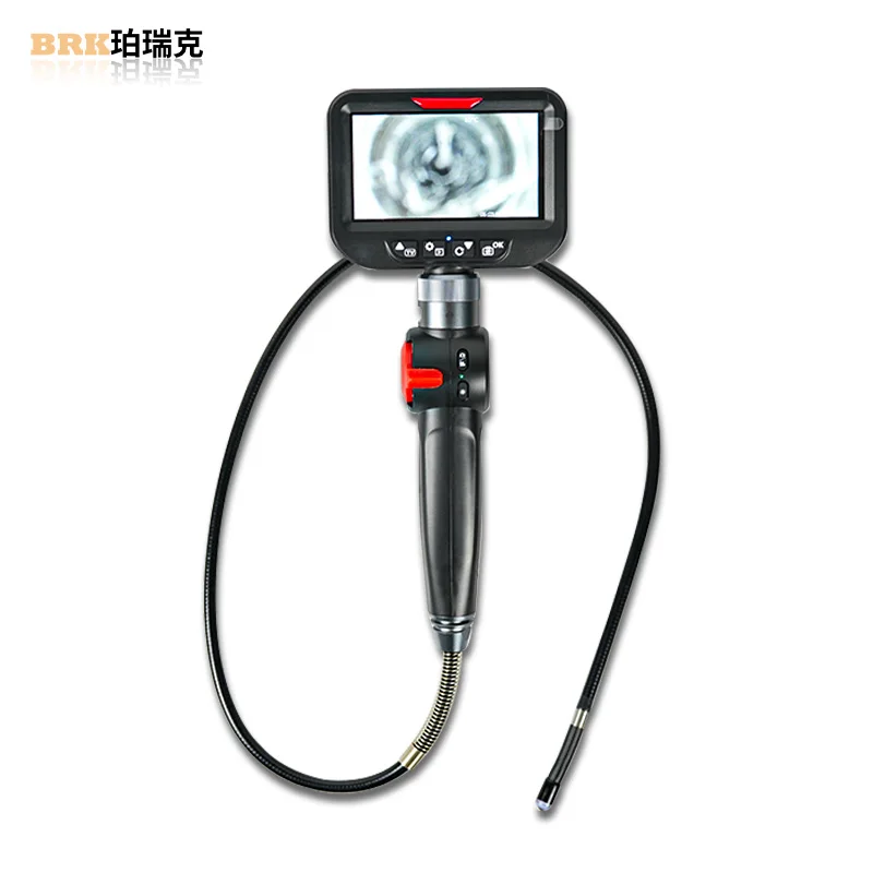 หน้าจอ IPS ขนาด 4.3 นิ้วกล้อง Endoscope อุตสาหกรรม IP67 PT-30 รถตรวจสอบ Borescope กันน้ําแข็งกล้องออโต้โฟกัส