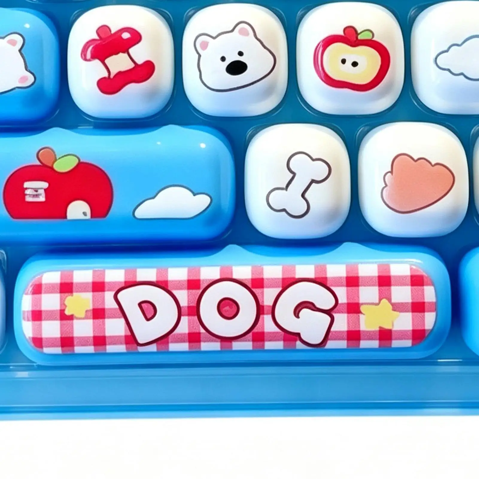 Keyboard Clicker Cute Realistic Portable Sensory Press Key Button Kids Adults Clicker Key Button For Work School Travel