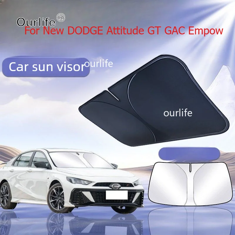 Pour les nouvelles DODGE Attitude GT GAC Empow, pare-soleil de pare-brise de voiture, protection anti-UV, accessoires pliables