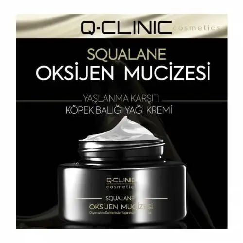 Q-Clinic Squalane Shark Skin Cream 3 Box 45 Daily Use