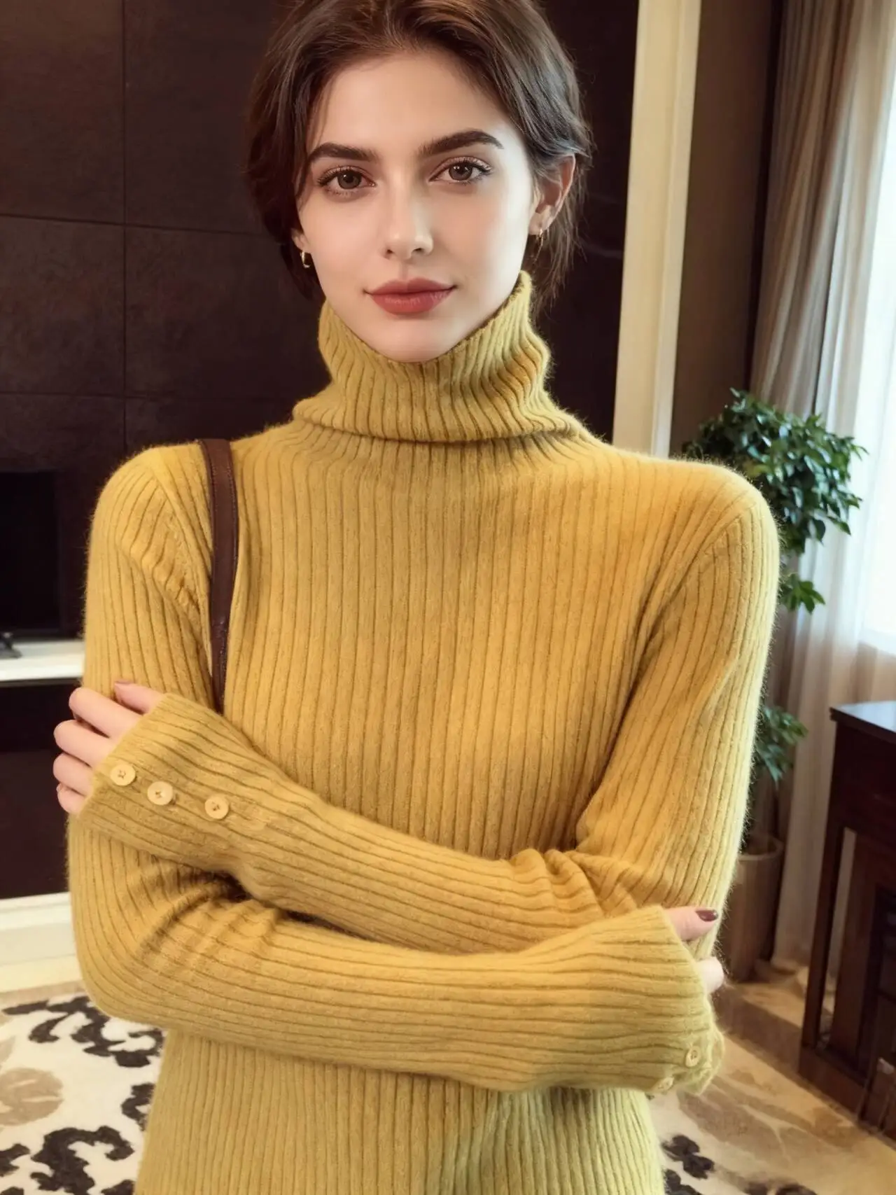 

Sweaters Jumpers Pullovers Women Green Comfy Zebra Knit Traditional Handmade Vintage Christmas Holiday Winter Festival Thick Fit