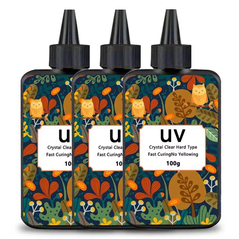 

Christmas Owl UV Resin Craft Kit - Low Odor Epoxy Jewelry Making Supplies, Yellowing-Resistant DIY Pendant UV Curing Glue