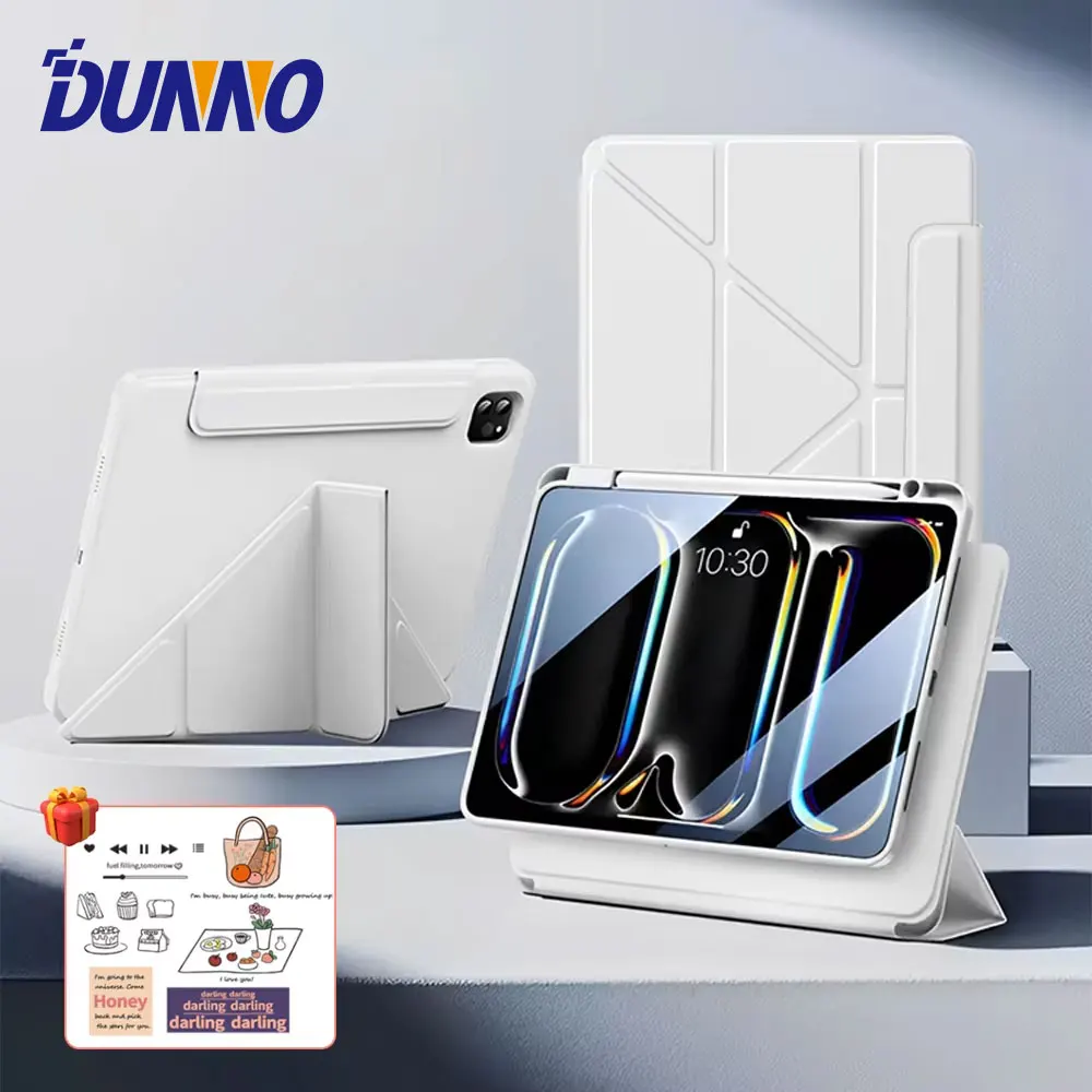 

For iPad Magnetic Case For iPad Pro 13 12.9 12 9 11 M4 M2 2024 10th 10.9 Funda Cover For iPad Air 5 4 3 9/8/7th Gen 10.2in Case