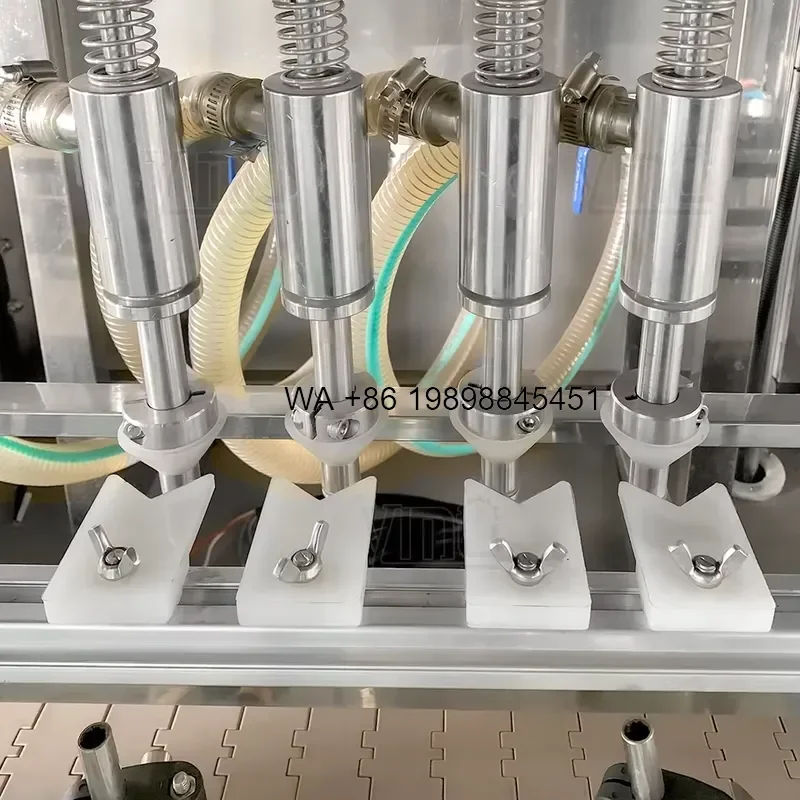 Wmwmnu for YMF4 Four Head Piston Pump Liquid Filler Automatic Honey Beverage and Sauce Liquid Filling With CE