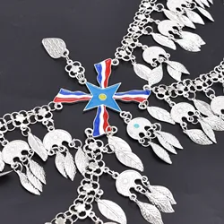 Bohemian ethnic style forehead chain waist chain dual-purpose