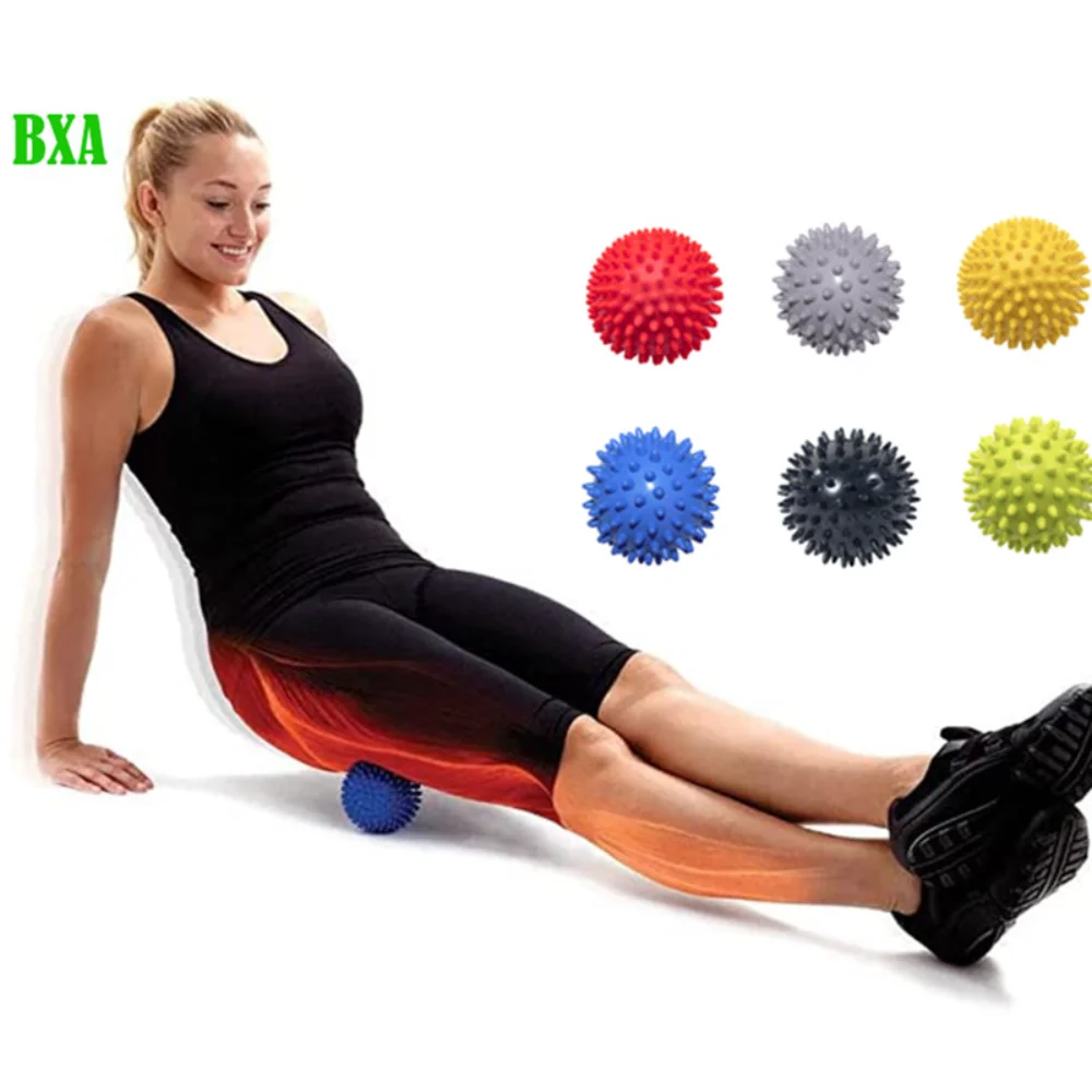 

Plantar Fasciitis Reliever Hedgehog Balls 9cm PVC Spiky Massage Ball Durable Trigger Point Sport Fitness Hand Foot Muscle Relax