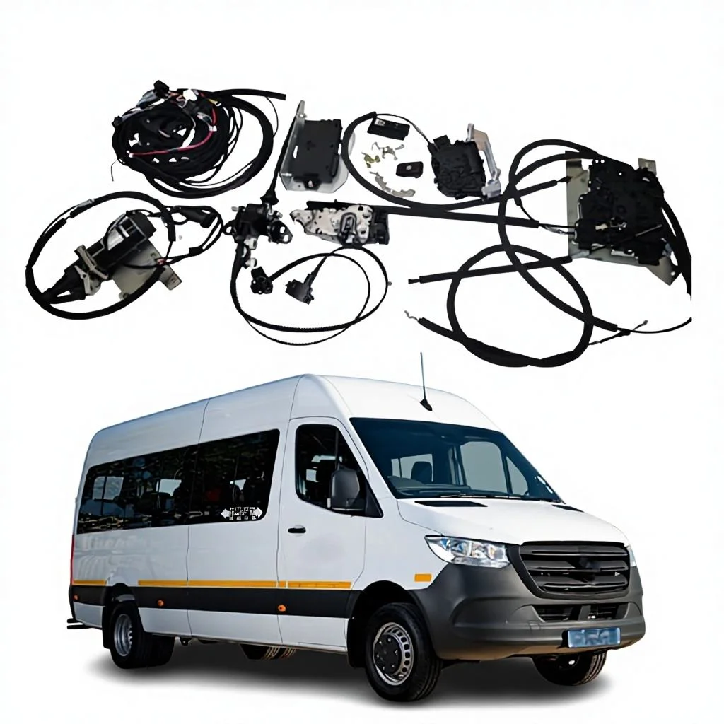 

Автоматическая средняя боковая дверь для Mercedes-Benz Sprinter, электрическая сдвижная дверь с функцией защиты от защемления, самостоятельная установка, 2010-2022 гг.