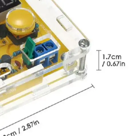 /1Hz-50MHz /For /Frequency Counter DIY Kit With Shell 30V Input Auto Ranging For For Crystal Oscillator Tester And Signal Measur