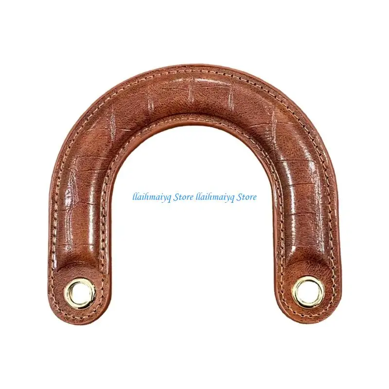 

573B Leather Purse Handles Bag Handles Purse Straps Replacement Leather Handbag Strap for Purses Handbags Bag Making Supplies