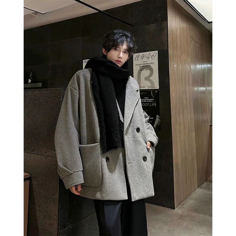 

Wool Blend Jacket Man Classic Mens Exquisite Beautiful Gorgeous Stunning Striking Attractive Appealing Charming Delightful Style