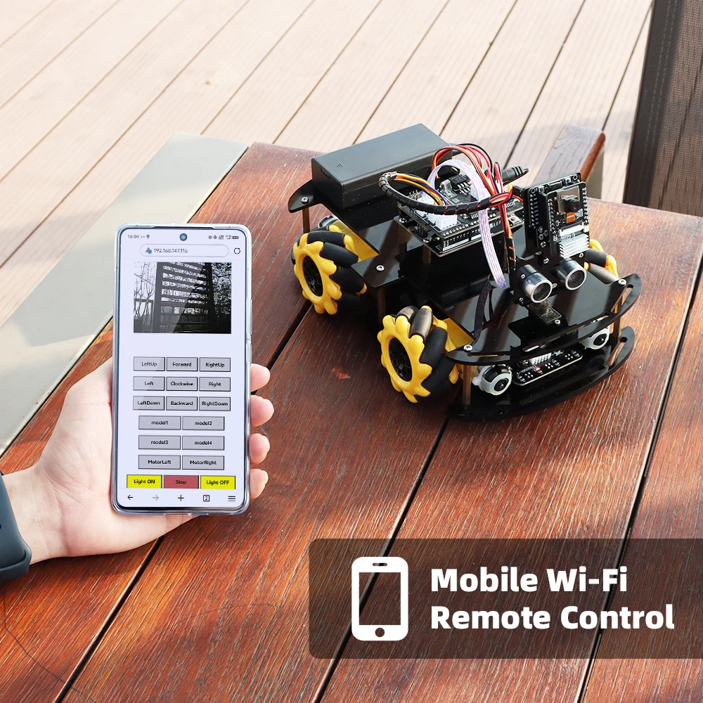 Robot Bộ Khởi Đầu Cho Arduino Lập Trình Với ESP32 Wifi Và Mã Học Phát Triển Kỹ Năng Khéo Léo Phiên Bản Tự Động Hóa Bộ