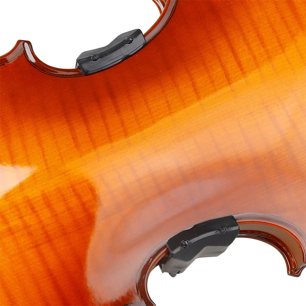 كمان القوس مستقيم مصحح الوضعية الأسود اثنين مدار ABS الصلب تصميم خفيفة الوزن المبتدئين الكمان المدرب القوس الصحيح #5