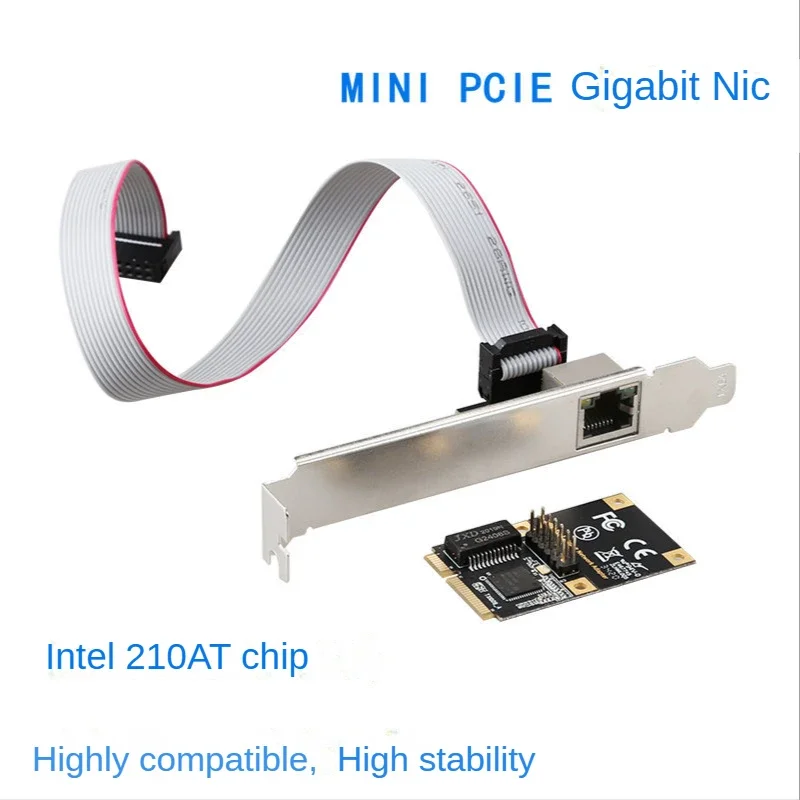 

MPCIe Mini PCIe Gigabit NIC Desktop NIC 1000M Wired NIC I210 chip