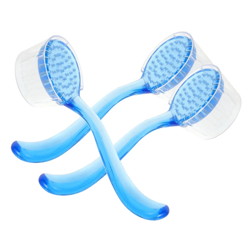 Brosse à récurer le visage, 3 pièces, poils souples, brosse de nettoyage en profondeur manuelle, exfoliante douce, nettoyant pour le visage pour les soins quotidiens de la peau