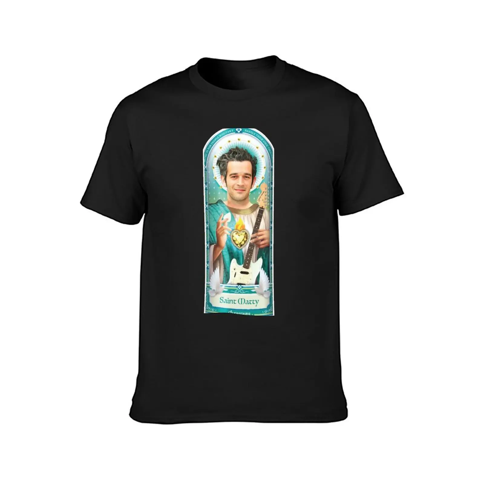 saint-matty-celebrity-prayer-candle-non T-Shirt korean fashion customs design your own funny t shirts for men