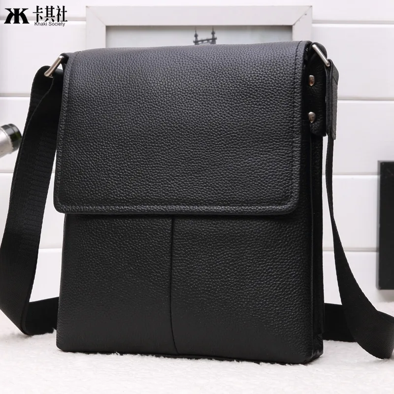 حقيبة كروس عصرية للتنقل من الجلد الطبيعي بكتف واحد حقيبة كروس بطبقة علوية من جلد البقر حقيبة أعمال كلاسيكية