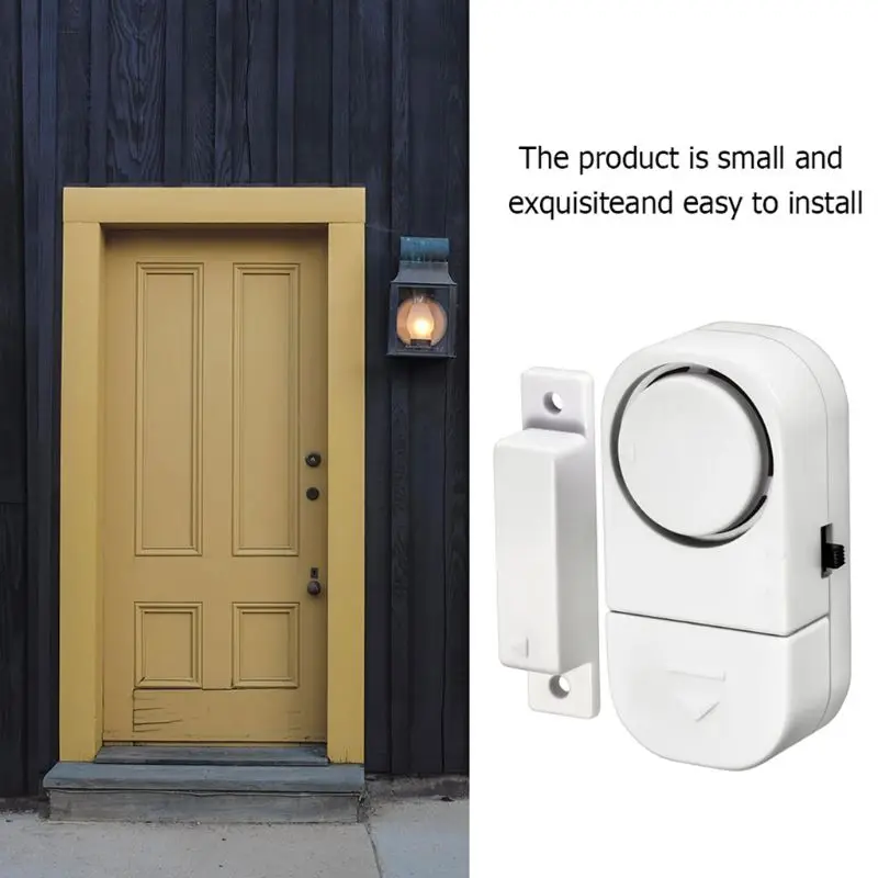 Draadloze Huis Raam Deur Ingang Inbraak Alarmsysteem Magnetische Sensor Voor Huisbeveiliging