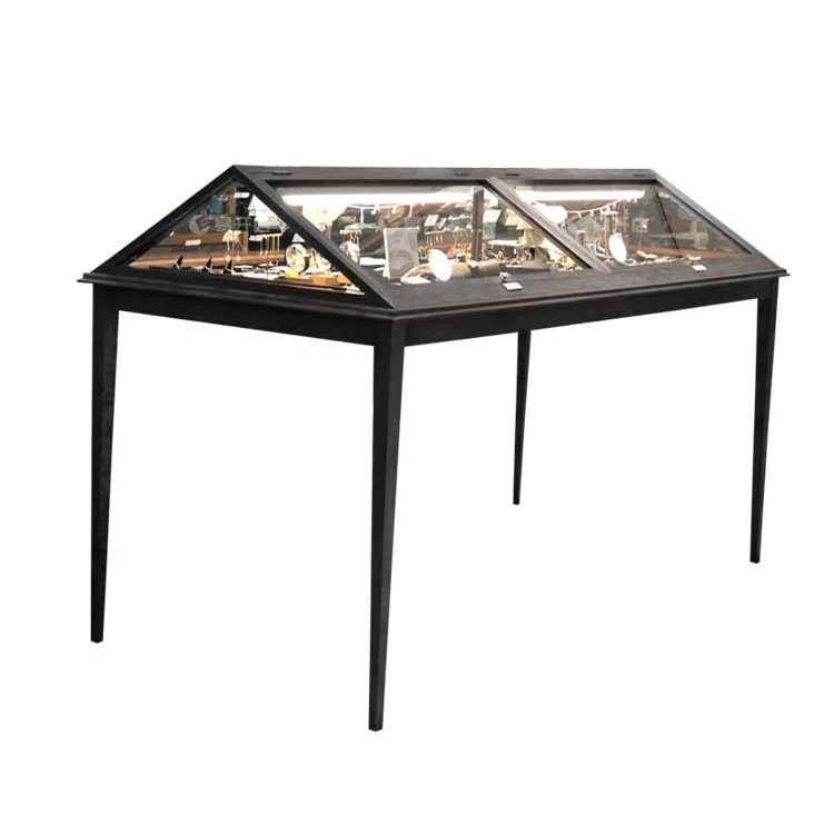 

Jewelry display cabinet industrial loft metal flip hand jewelry shelf island cabinet customization