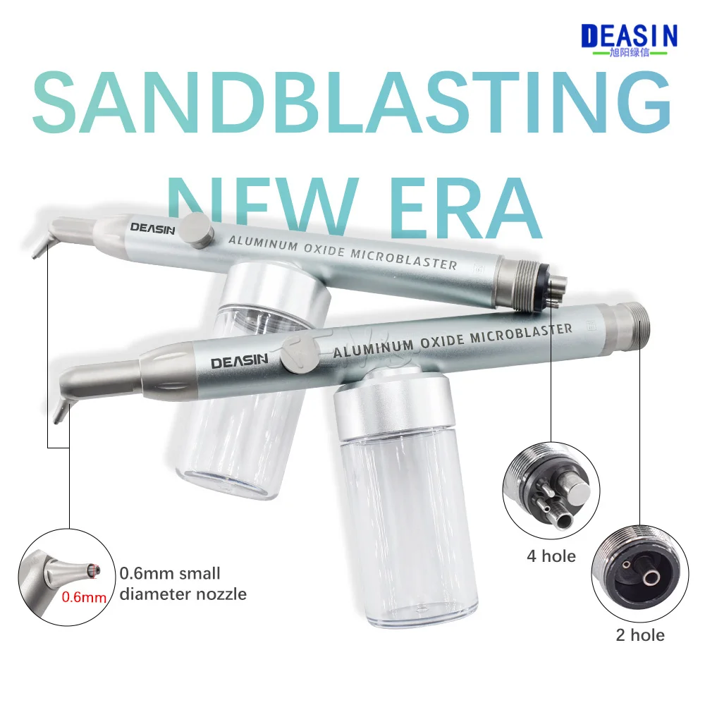 물 스프레이가있는 치과 용 공기 폴리 셔 알루미늄 산화물 공기 마모 마스터 샌드 블래스터 장치 공기 흐름 치아 미백 치과 Instr