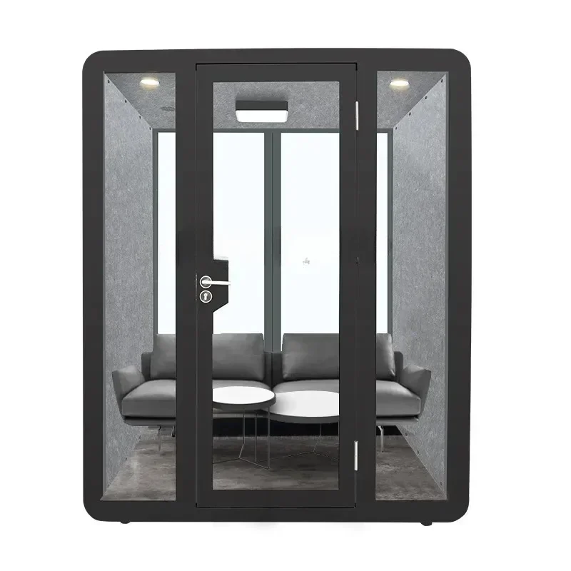 Modern Soundproof Pet Room, Portable Piano Booth & Indoor Glass Silent Cabin for Live Streaming – Easy Disassembly
