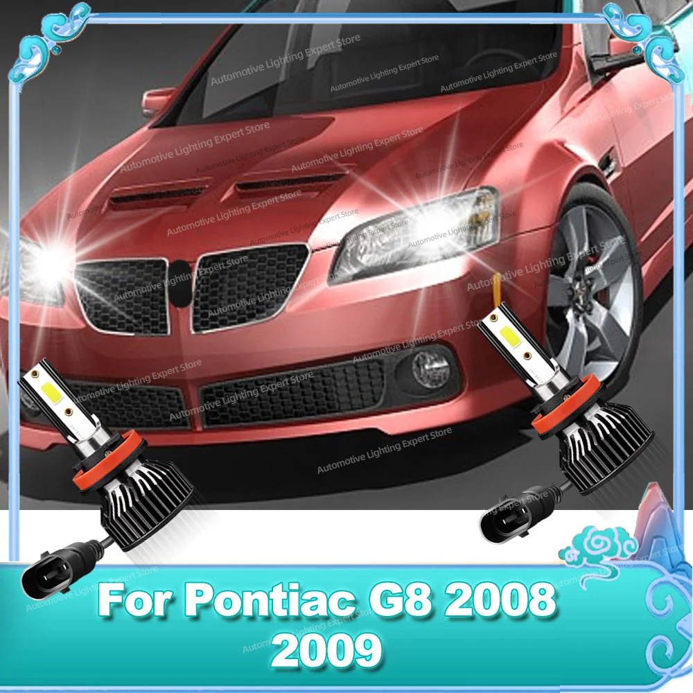 

2/4Pcs LED Car Headlight Canbus 6000K Super Bright Auto Lamp Bulb 180W For Pontiac G8 2008 2009 with Fan Cooling