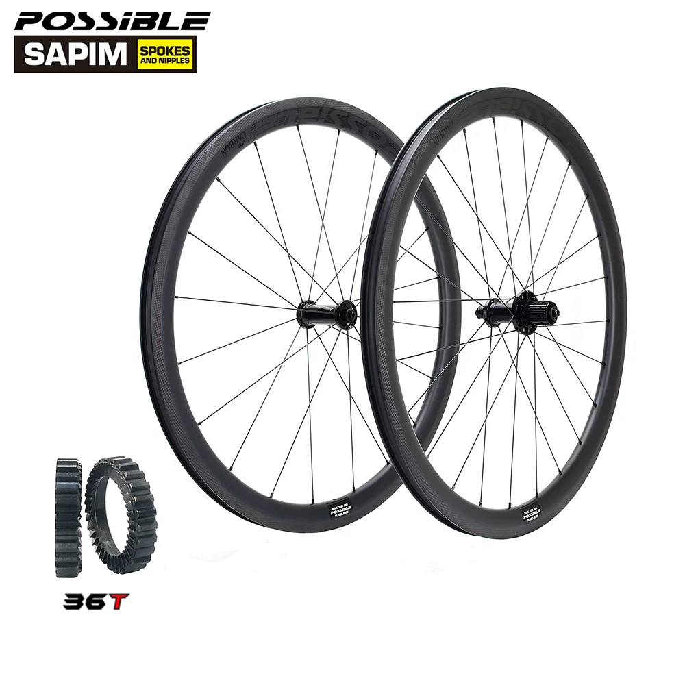 

2022 New Possible Road Ratchet System V Brake Tubeless Wheelset Carbon Wheels Frame Height 40/50mm HG XDR Campagnolo100/130mm