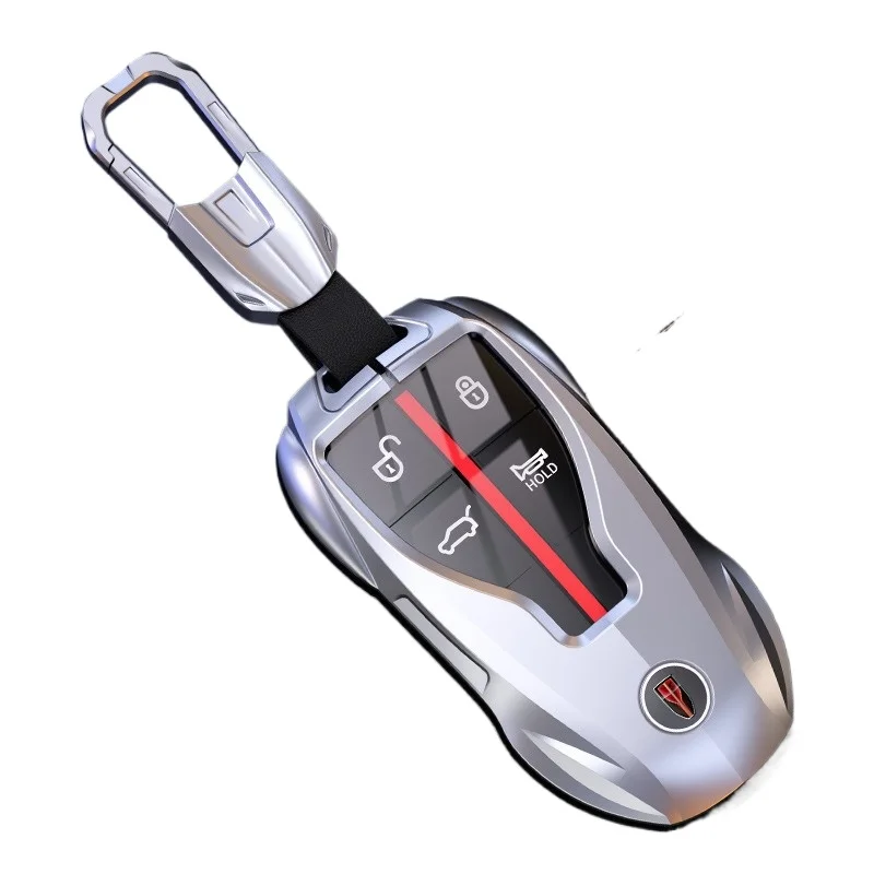 Premium Zinc Alloy Key Cover Case for Hongqi HS5/HS7 - Protective Key Fob Shell Keychain