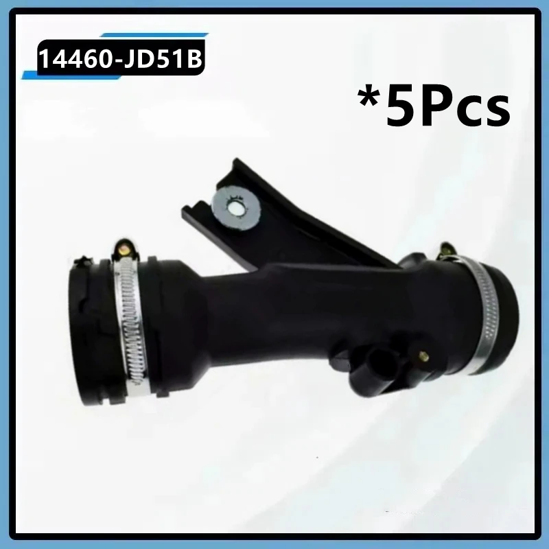 

5Pcs 14460-JD51B for Nissan QASHQAI +2 I J10 1.5 Dci 07-13 Engine Air Intake Hose Pipe Connector 14460JD51B