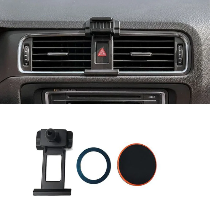 1Set ABS For 2012-2014 Volkswagen VW JETTA MK5 Special Car Phone Holder Fixed Bracket Stand Mobile Magnetic Attraction Function