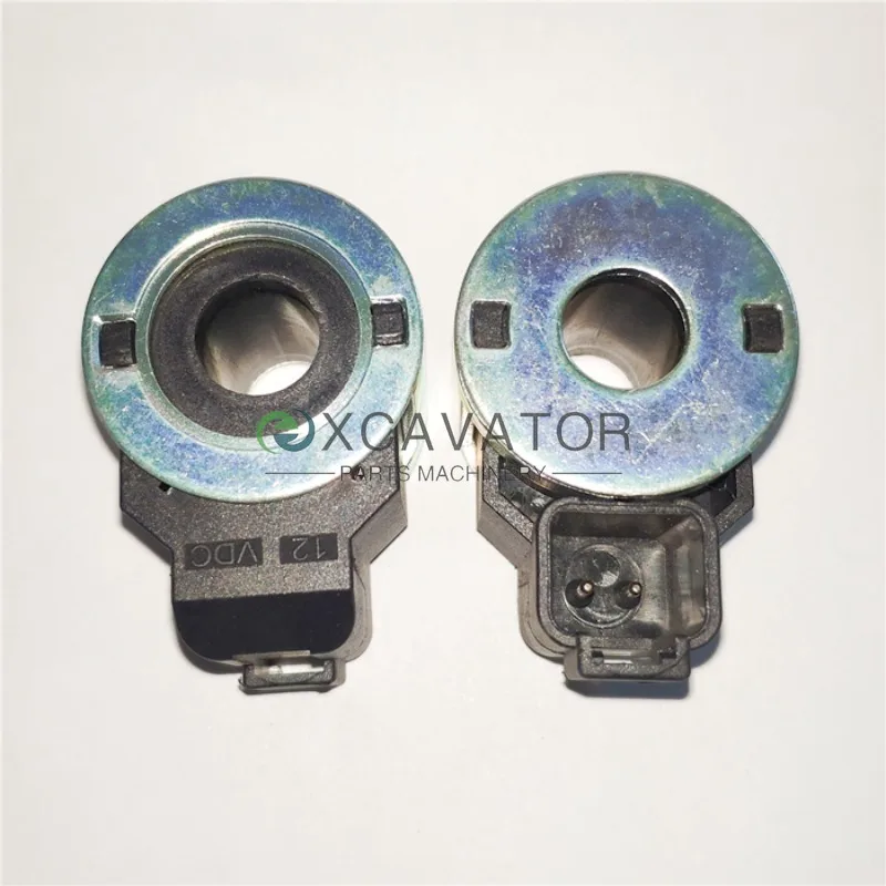 12V/24V Pilot Solenoid Coil 4304012 for JCB Sany Excavator Inner Hole 13mm Height 36mm