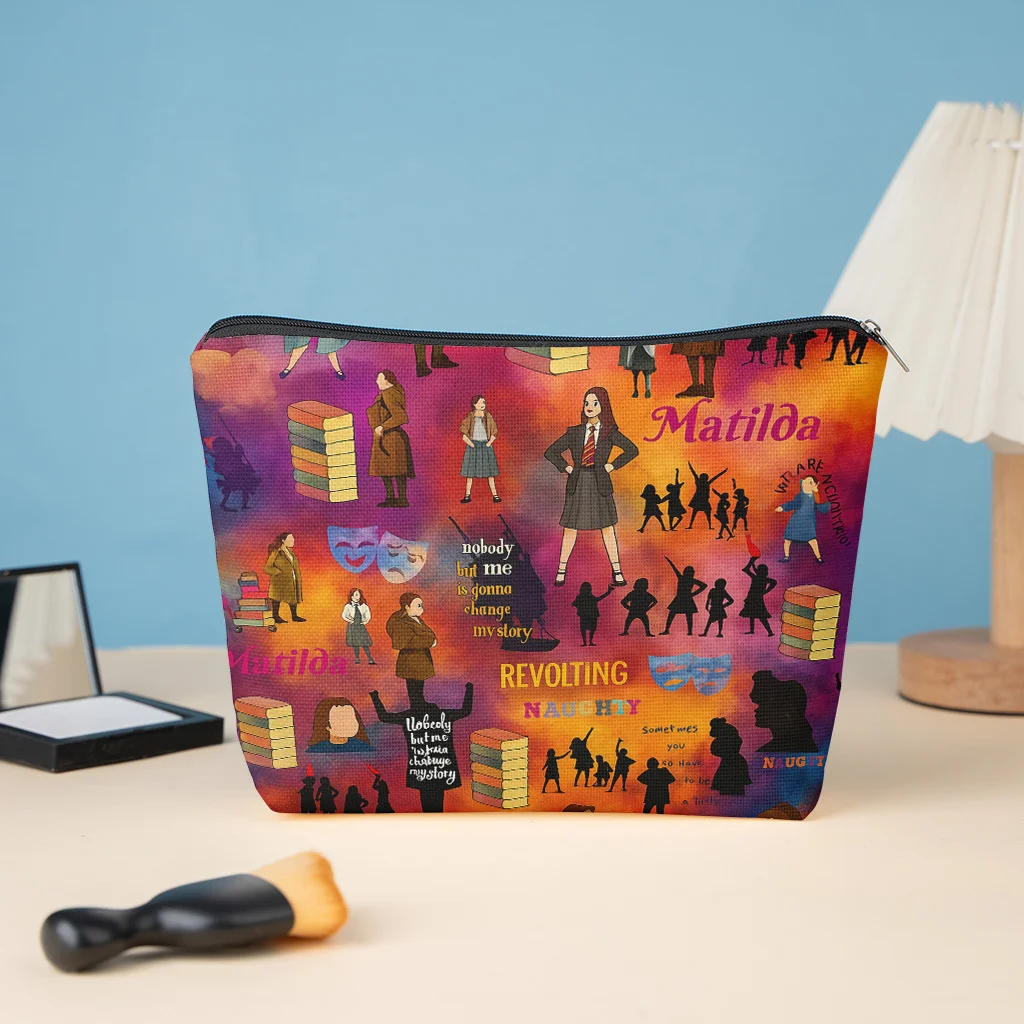 1 Piece of Mardil Musical Pattern Makeup Bag - Multifunctional Zipper Pouch for Women, Perfect Travel Zipper Storage Bag, Fun Birthday Gift