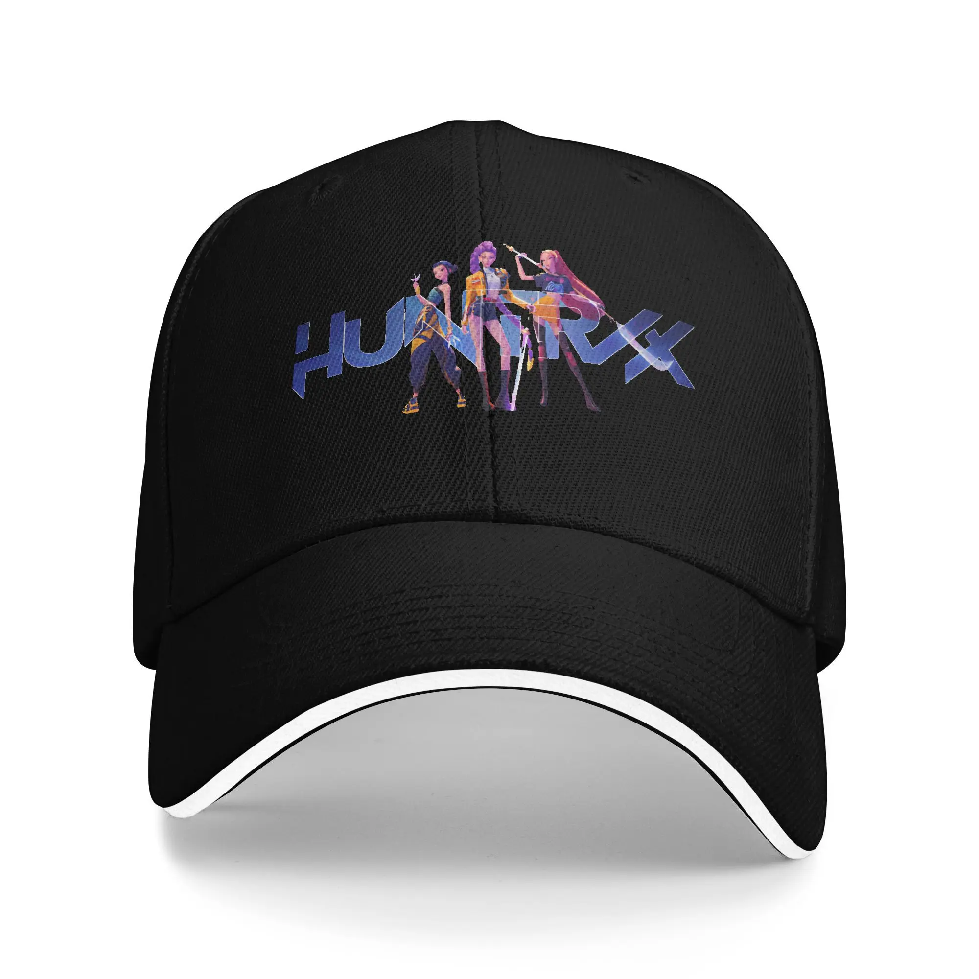 

KPop Demon Hunter Повседневная бейсболка Huntrix Бег Хиппи Хип-хоп Шляпы Летние солнцезащитные женские и мужские винтажные бейсболки