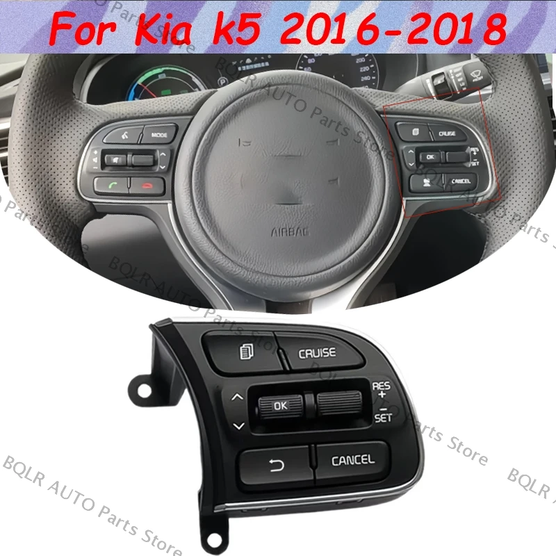 

96720-D9010 For Kia k5 2016 2017 2018 Steering Wheel Cruise Button Car Accessories Right Button 96720-D9010 Button Switch