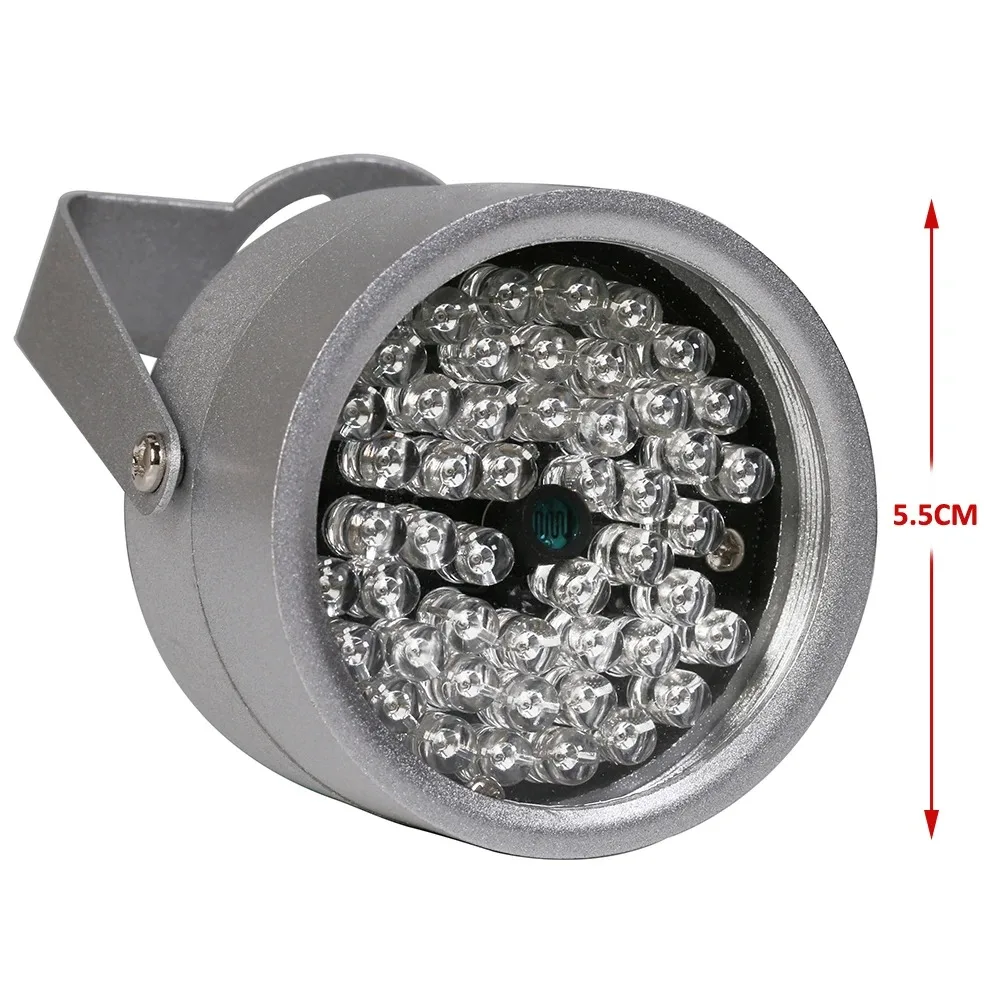 Metal LEDS Outdoor Waterproof 48-LED Illuminator CCTV IR Infrared Night Vision CCTV Fill Light CCTV Surveillance Security Camera