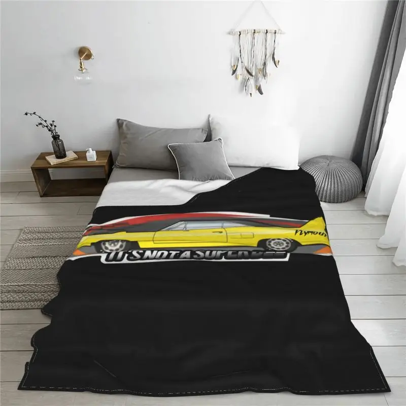 1970 Plymouth Road Runner Superbird Commando Blanket Home Bedspread Anti-Pilling Bedding Travel Sleeping Sheets