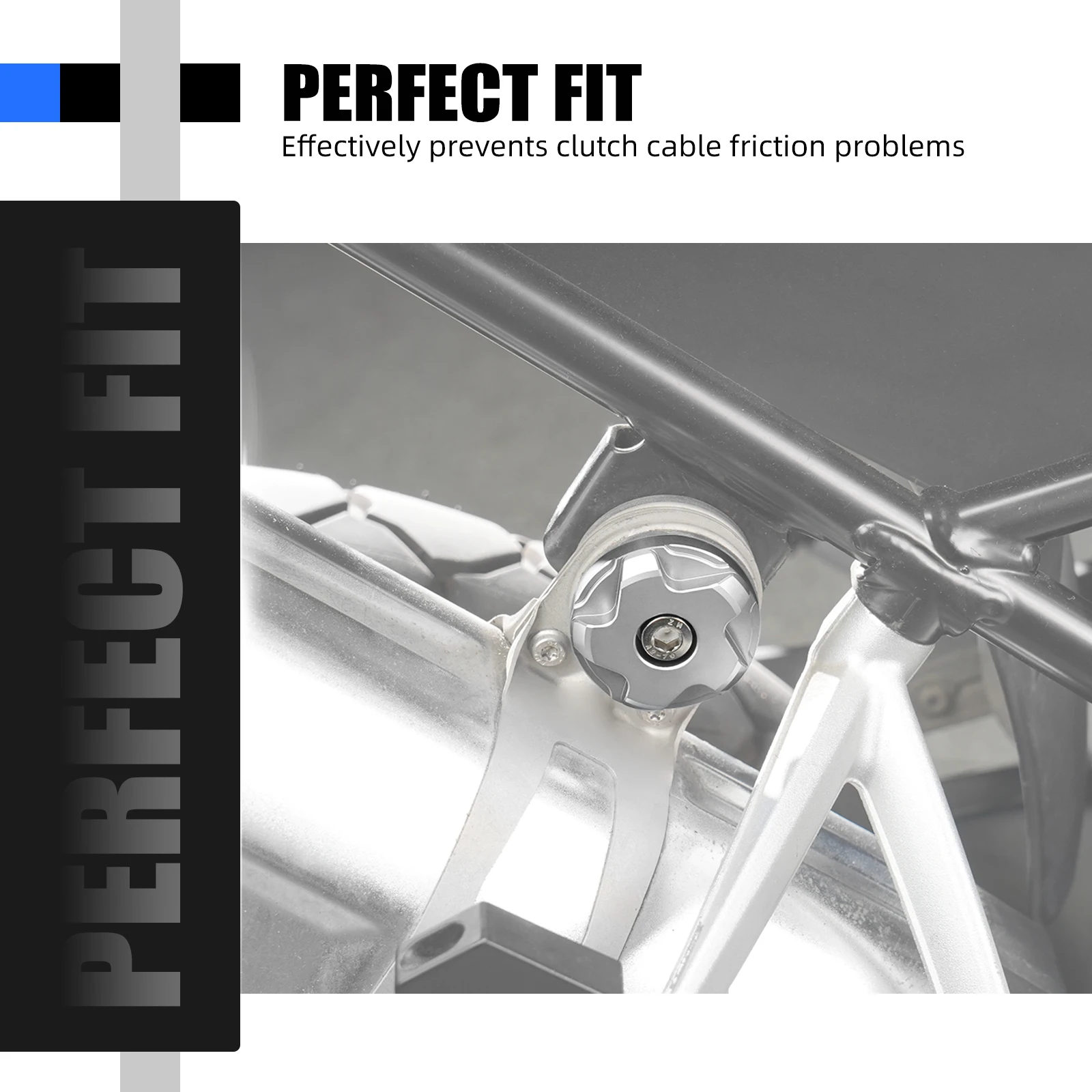 NICECNC Aluminium-Auspuffhalterungsbolzen für BMW R1250GS Adventure R 1250 GS R 1250 GS ADV 2024 2023 2022 2021 2020 2019 – Detail 25